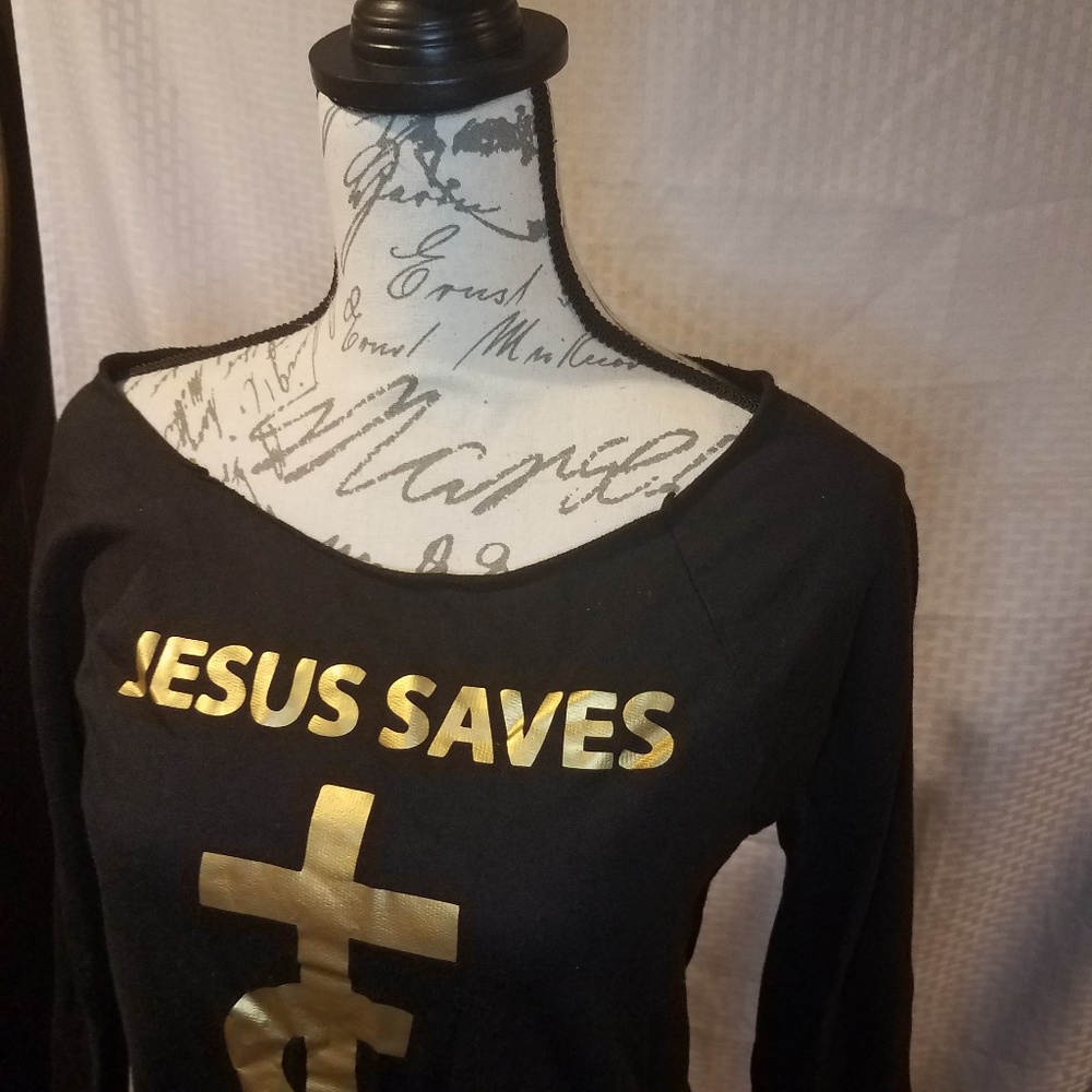 Next Level Jesus saves , I spend. Graphic pullover - Picture 5 of 8